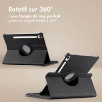 imoshion Coque tablette rotatif à 360° Samsung Galaxy Tab S9 11.0 pouces / Tab S10 FE / S9 FE 10.9 pouces - Noir