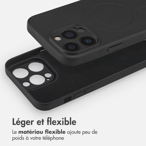 imoshion Coque Couleur avec MagSafe Apple iPhone 14 Pro Max - Noir