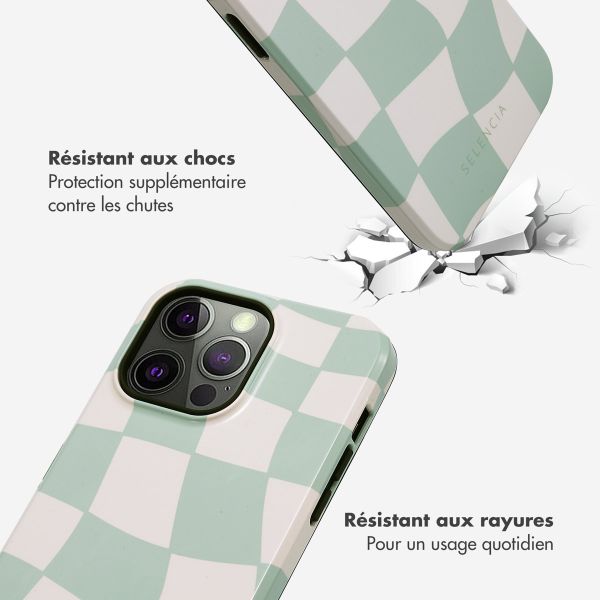 Selencia Coque arrière Vivid Apple iPhone 14 Pro Max - Groovy Sage Green