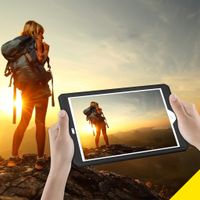 Accezz Coque Rugged Back Apple iPad 6 (2018) 9.7 pouces / iPad 5 (2017) 9.7 pouces - Noir