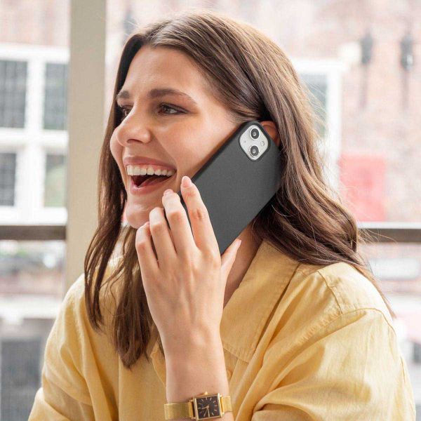 Accezz Coque Liquid Silicone Apple iPhone Xr - Noir