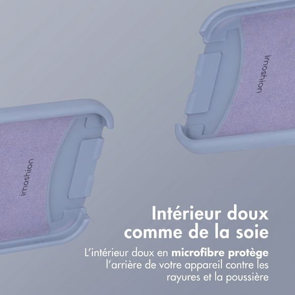 imoshion Coque arrière Color avec cordon amovible et MagSafe Samsung Galaxy S26 - Ash Blue