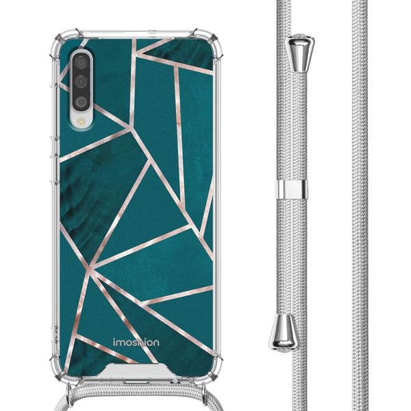 imoshion Coque Design avec cordon Samsung Galaxy A50 - Petrol Green Graphic