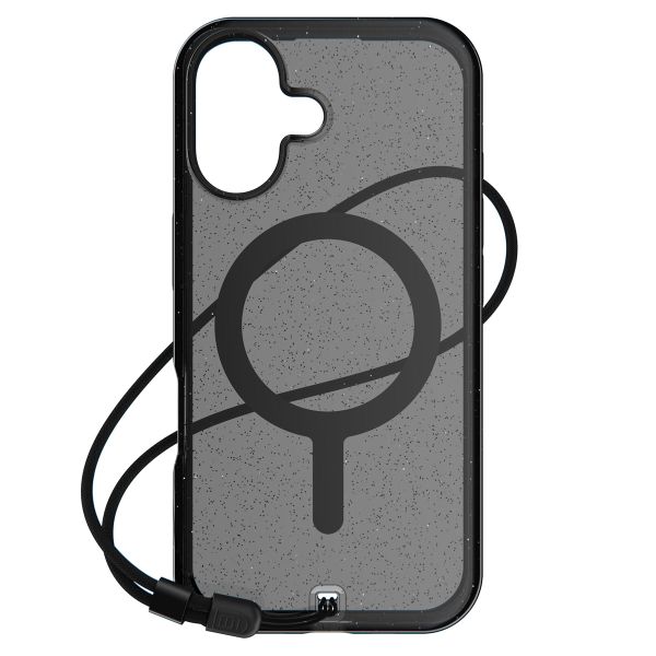 BodyGuardz Coque Carve MagSafe iPhone 16 - Glitter / Black