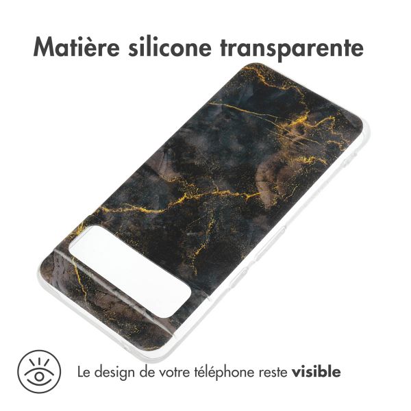 imoshion Coque Design Google Pixel 8 Pro - Black Marble