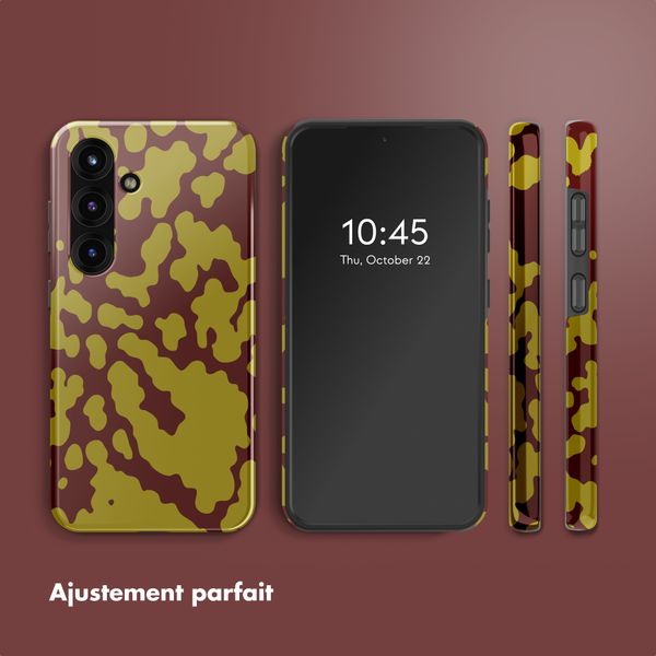 Selencia Coque arrière Vivid Samsung Galaxy S25 - Moo'd Olive Dust