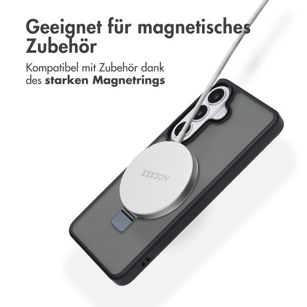 Accezz Coque Ring Stand avec MagSafe Samsung Galaxy S26 - Noir