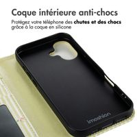imoshion Étui de télephone portefeuille Design Apple iPhone 17 - Garden Stripes