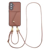 Selencia Coque de télephone Sera avec cordon et porte-cartes enveloppe Samsung Galaxy A37 (5G) - Old Pink