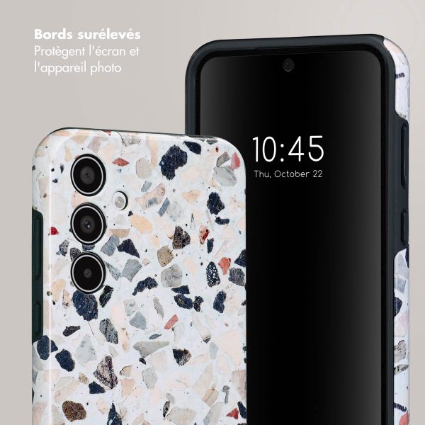 Selencia Coque arrière Vivid Tough Samsung Galaxy A35 - Chic Terazzo