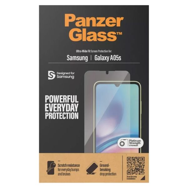 PanzerGlass Protection d'écran Ultra-Wide Fit Anti-bactérienne Samsung Galaxy A05s