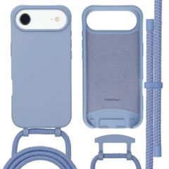 imoshion Coque arrière Color avec cordon amovible et MagSafe Apple iPhone Air - Ash Blue