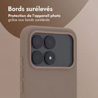 imoshion Coque Couleur Xiaomi Poco F8 Pro - Marron
