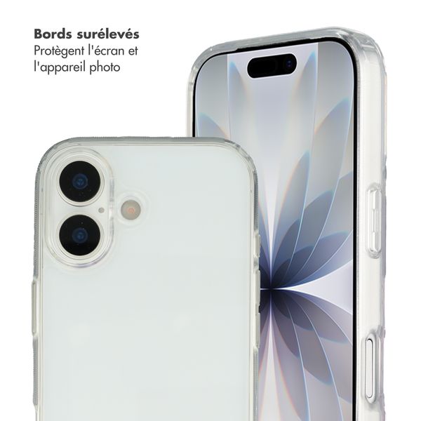 Selencia Coque arrière avec crochets amovibles Apple iPhone 17 - Transparent