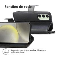 imoshion Étui de télephone portefeuille Samsung Galaxy S24 FE - Noir