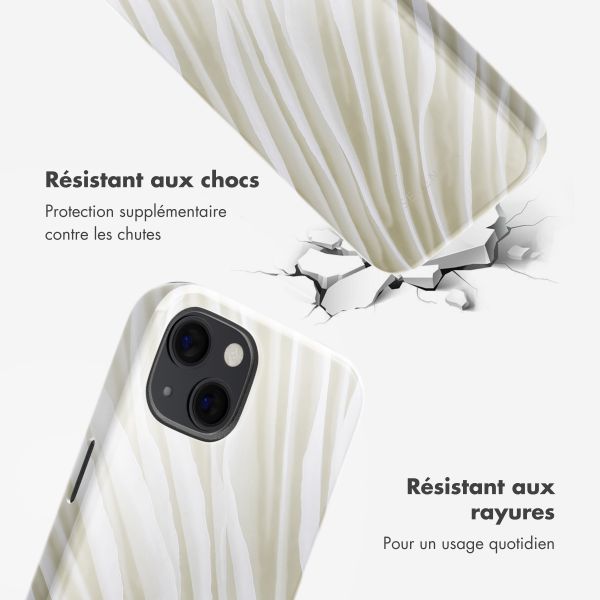 Selencia Coque arrière Vivid avec MagSafe Apple iPhone 13 - Nature Light Brown