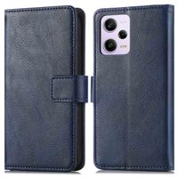 imoshion Etui de téléphone portefeuille Luxe Xiaomi Redmi Note 12 Pro - Bleu foncé