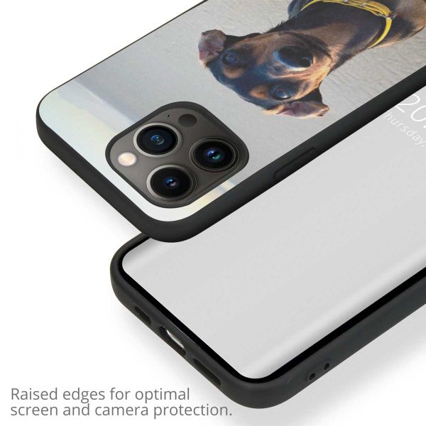 Concevez votre propre coque en gel Apple iPhone 13 Pro - Noir