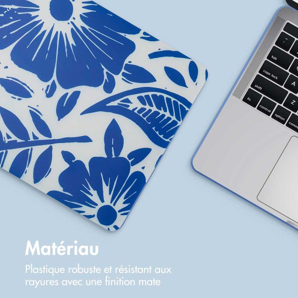 imoshion Coque Design Laptop MacBook Air 13 pouces (2022) / Air 13 pouces (2024) M3 chip - A2681 / A3113 - Flower Tile