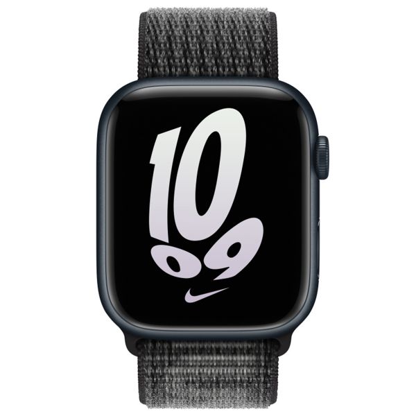 Apple Nike Sport Loop bracelet Apple Watch Series 1-10 / SE / Ultra (2) - 42/44/45/46/49 mm - Black / Summit White