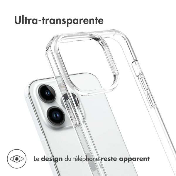 Accezz Coque Xtreme Impact Apple iPhone 15 Pro - Transparent
