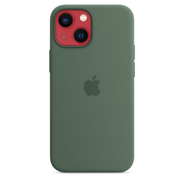 Apple Coque en silicone MagSafe iPhone 13 Mini - Eucalyptus