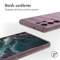 imoshion Coque arrière EasyGrip Samsung Galaxy S23 Ultra - Violet