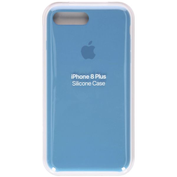 Apple Coque en silicone iPhone 8 Plus / 7 Plus - Denim Blue