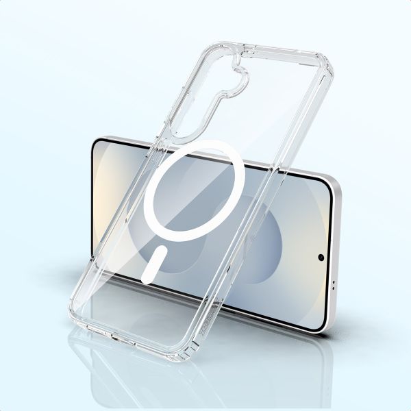Accezz Coque arrière Xtreme Impact avec MagSafe Samsung Galaxy S25 Plus - Transparent
