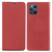 imoshion Étui de téléphone Slim Folio Oppo Find X3 Pro 5G - Rouge