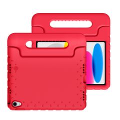 imoshion Coque kidsproof avec poignée Apple iPad 11 (2025) 11 pouces A16 / iPad 10 (2022) 10.9 pouces - Rouge