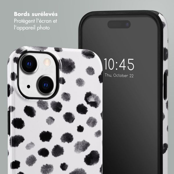 Selencia Coque arrière Vivid Tough iPhone 14  - Trendy Leopard