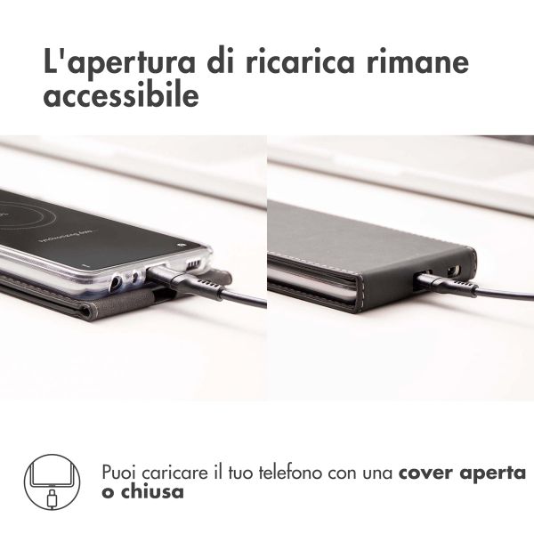 Accezz Étui à rabat Samsung Galaxy S22 - Noir