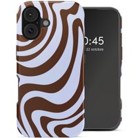 Selencia Coque arrière Vivid Apple iPhone 17 - Dream Swirl Chocolate