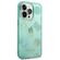 Guess Coque Peony Glitter iPhone 14 Pro - Turquoise