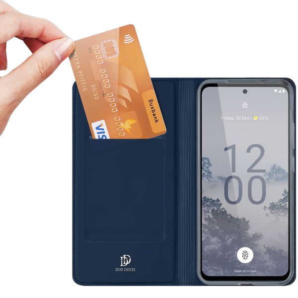 Dux Ducis Étui de téléphone Slim Nokia X30 - Bleu foncé