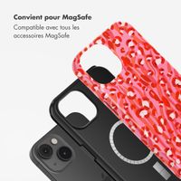 Selencia Coque arrière Vivid Tough avec MagSafe iPhone 14 - Wild Spots Lipstick