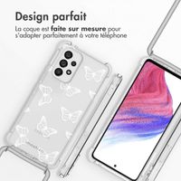 imoshion Coque Design avec cordon Samsung Galaxy A53 - Butterfly