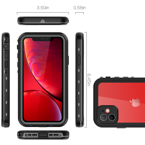 Redpepper Coque imperméable Dot Plus Apple iPhone 11 - Noir