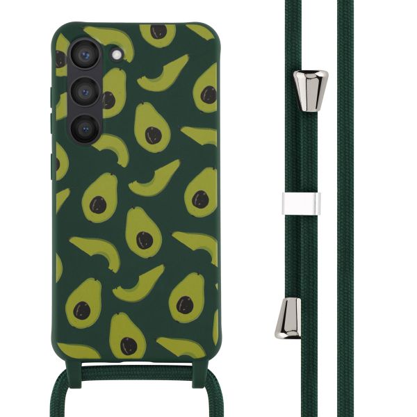 imoshion Coque design en silicone avec cordon Samsung Galaxy S23 - Avocado Green