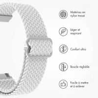 imoshion Bracelet tissée en nylon - Connexion universelle 20 mm - Blanc