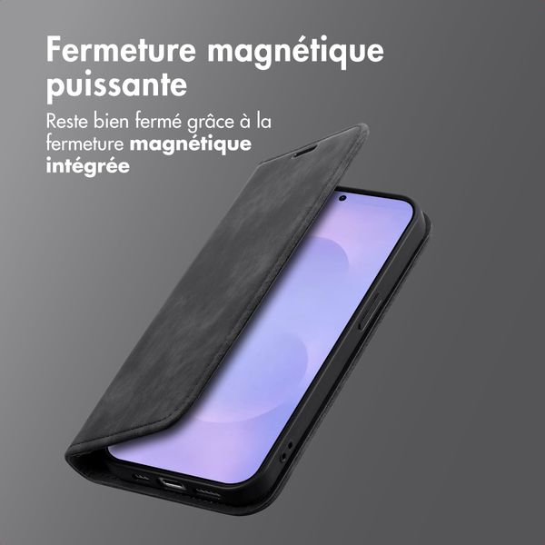 imoshion Étui de téléphone portefeuille Slim Samsung Galaxy S26 Plus - Noir