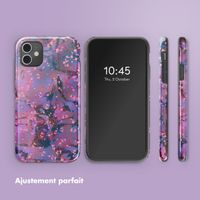 Selencia Coque arrière Vivid Apple iPhone 11 - Fresh Paint Flower Orange