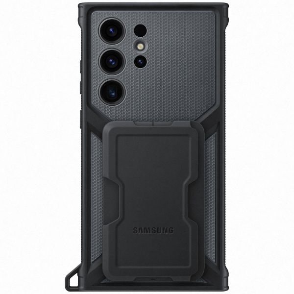 Samsung Coque arrière Rugged Gadget originale Samsung Galaxy S23 Ultra - Titan