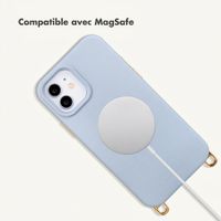 Selencia Coque arrière Rivièra avec MagSafe avec crochets amovibles iPhone 12 / 12 Pro - Powder Blue