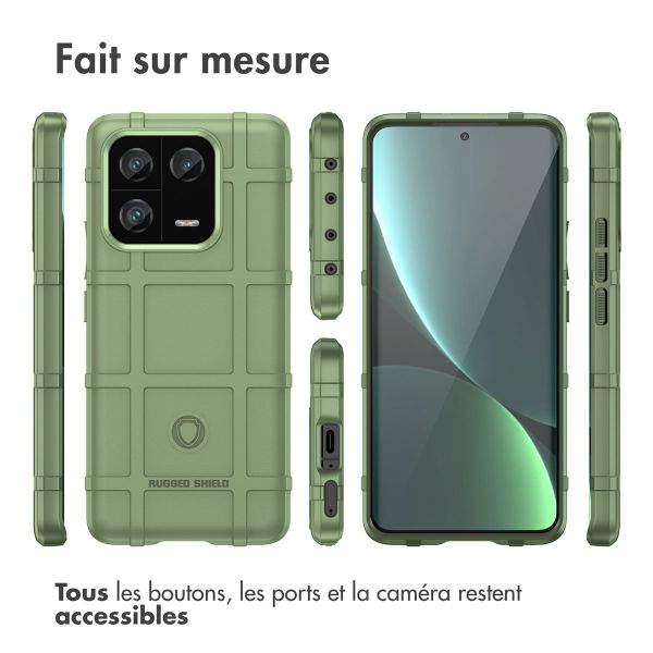 imoshion Coque Rugged Shield Xiaomi 13 Pro - Vert foncé