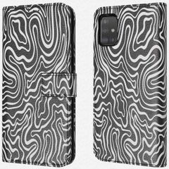 imoshion ﻿Étui de téléphone portefeuille Design Samsung Galaxy A51 - Black And White