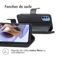 imoshion Étui de téléphone portefeuille Luxe Motorola Moto G14 - Noir