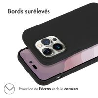 Accezz Coque Couleur Apple iPhone 14 Pro - Noir