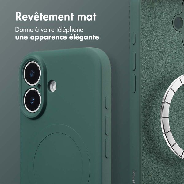 imoshion Coque Couleur avec MagSafe Apple iPhone 17 - Vert foncé